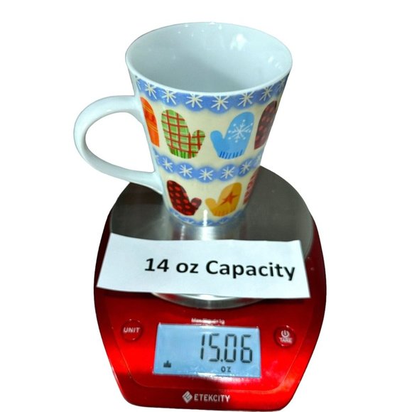 Boston Warehouse Mug Buddies Multi-colored Mugs Mittens Coffee Tea Cups Lot of 3 - Picture 9 of 10